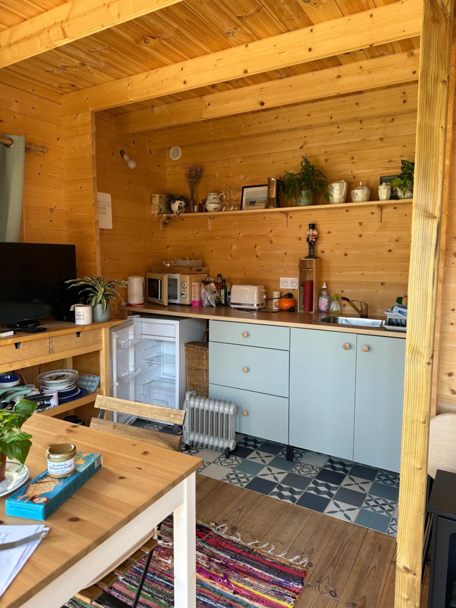 Maison En Bois 1 Chambre 4 Couchages Type Tiny House Granville Esterno foto